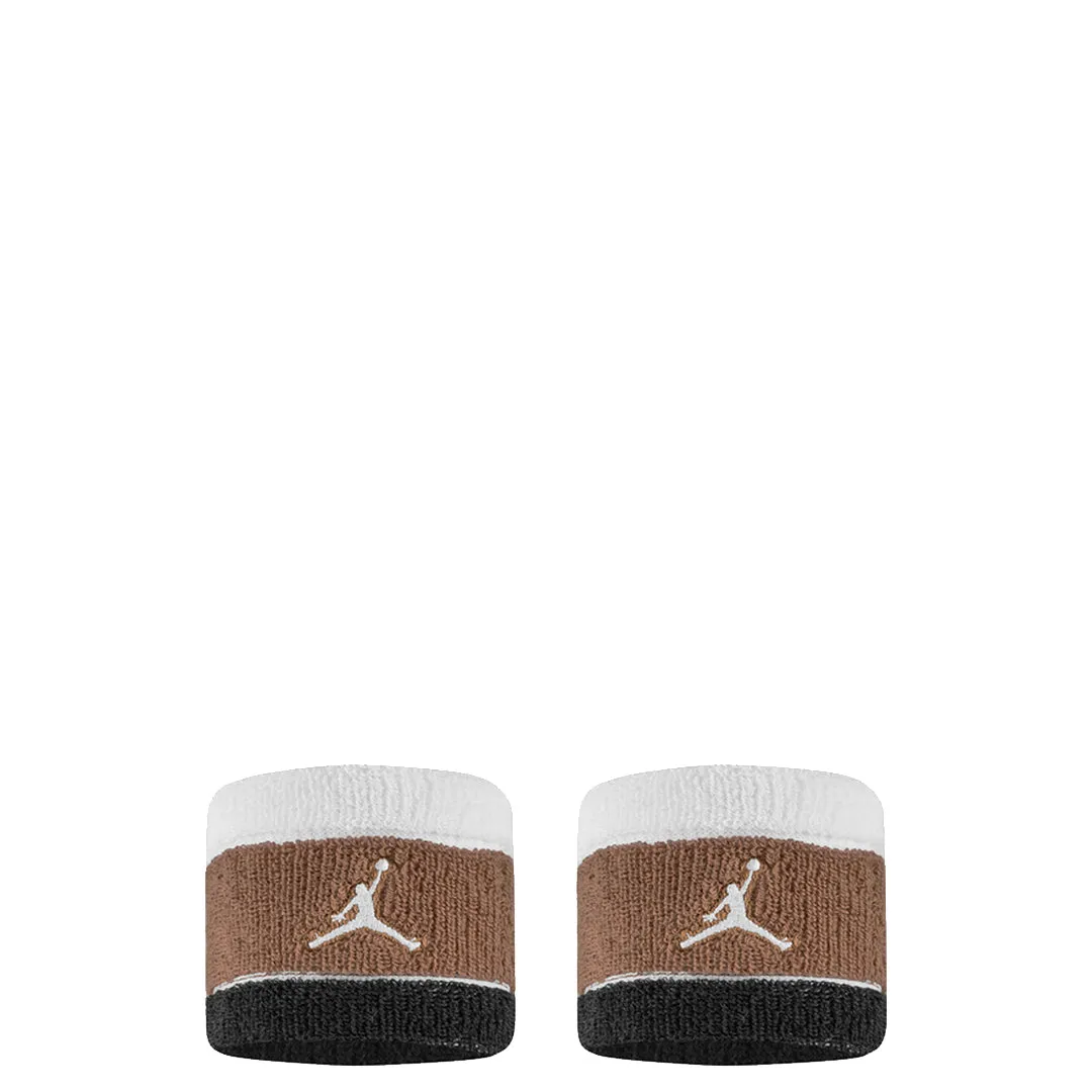 WRISTBANDS 2 PACK TERRY ARCHAEO BROWN